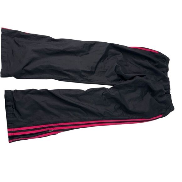 Adidas Y2K Black and Pink Classic Wind Pants Size S - Picture 2 of 7